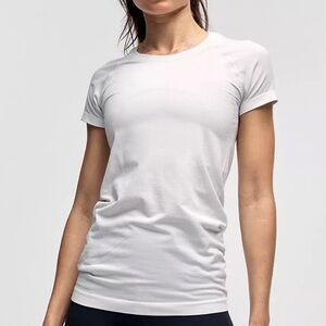 Lululemon Swiftly Tech Short-Sleeve Shirt (White, Size 4)
